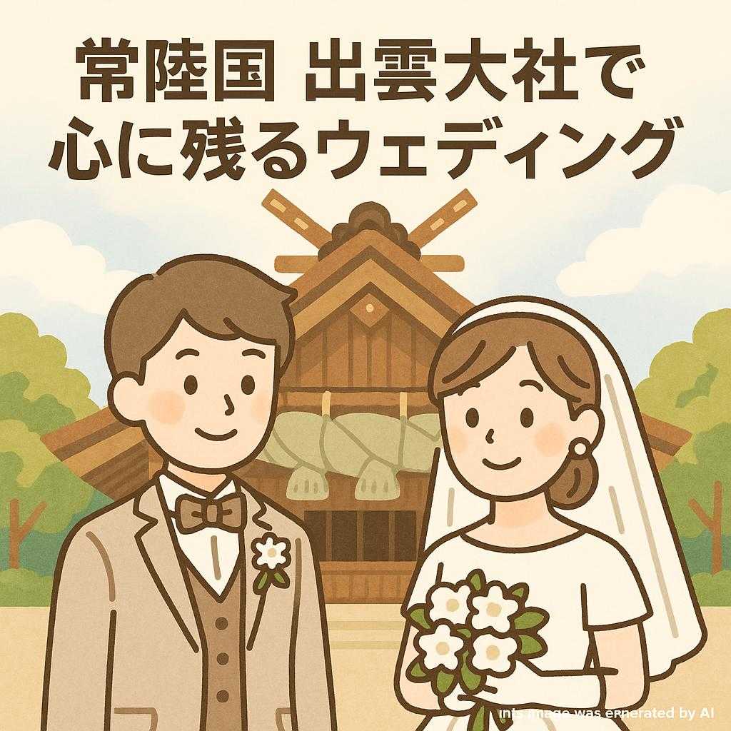 常陸国 出雲大社で心に残るウェディング