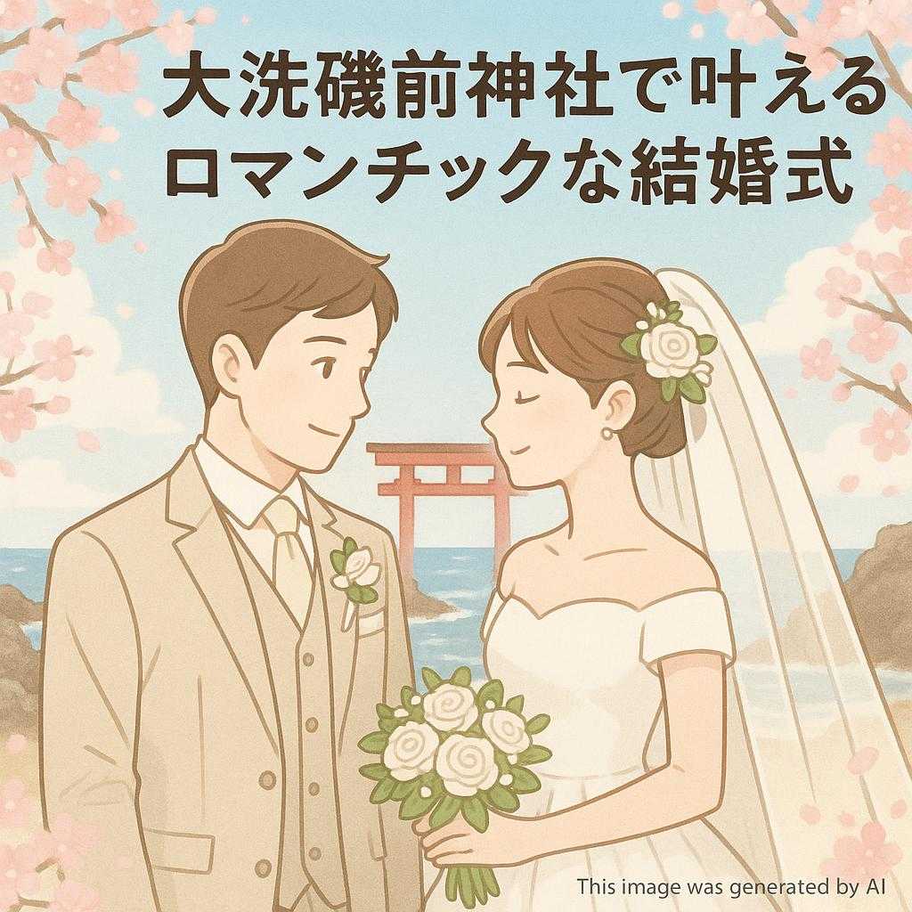 大洗磯前神社で叶えるロマンチックな結婚式