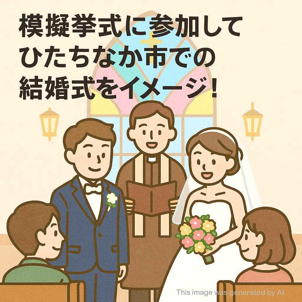 模擬挙式に参加してひたちなか市での結婚式をイメージ！