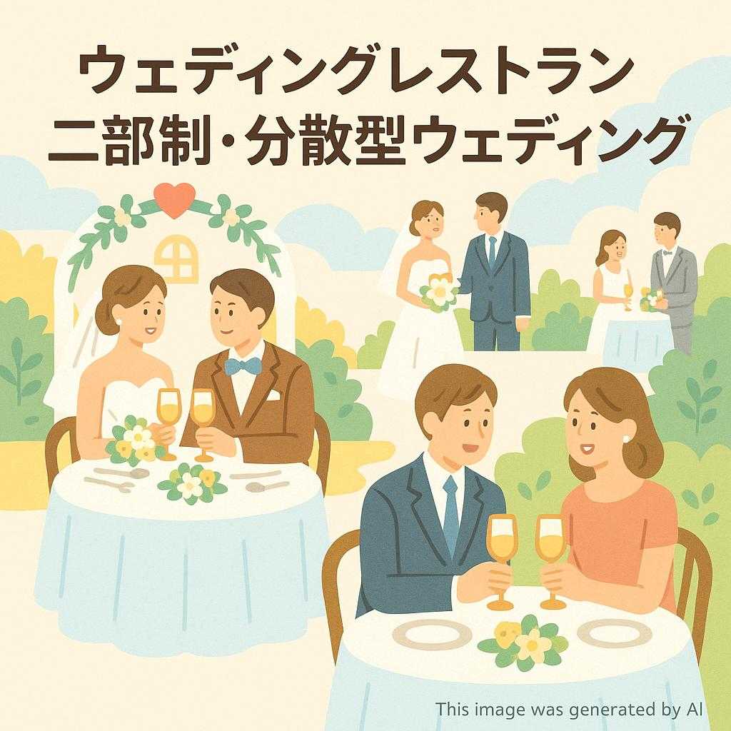 ウェディングレストラン 二部制・分散型ウェディング
