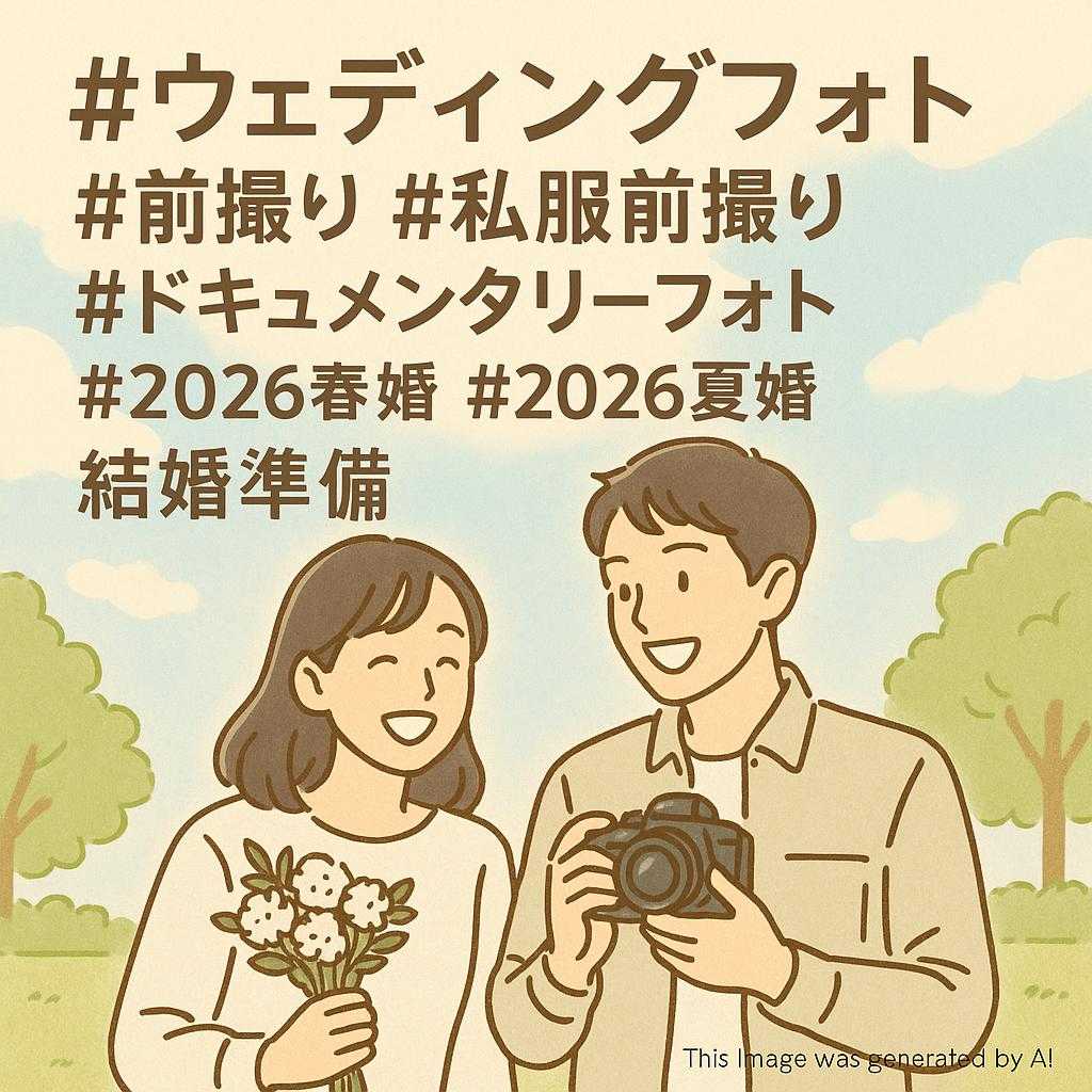 #ウェディングフォト #前撮り #私服前撮り #ドキュメンタリーフォト #2026春婚 #2026夏婚 #結婚準備