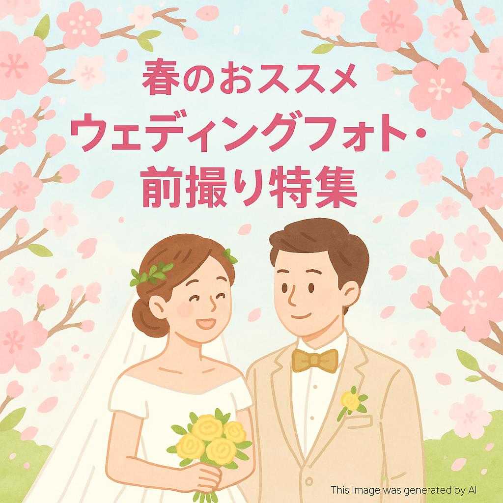 春のおススメウェディングフォト・前撮り特集