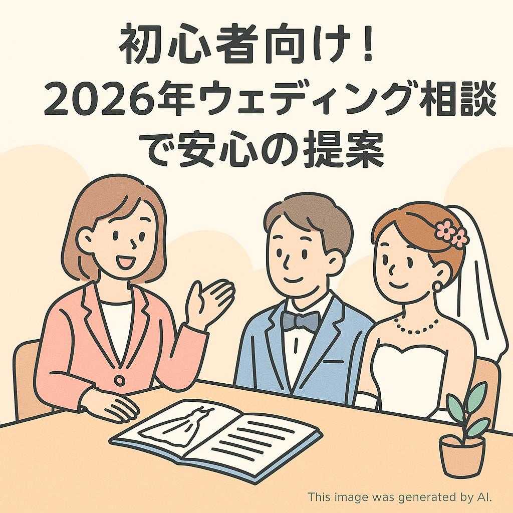 初心者向け!2026年ウェディング相談会で安心の提案