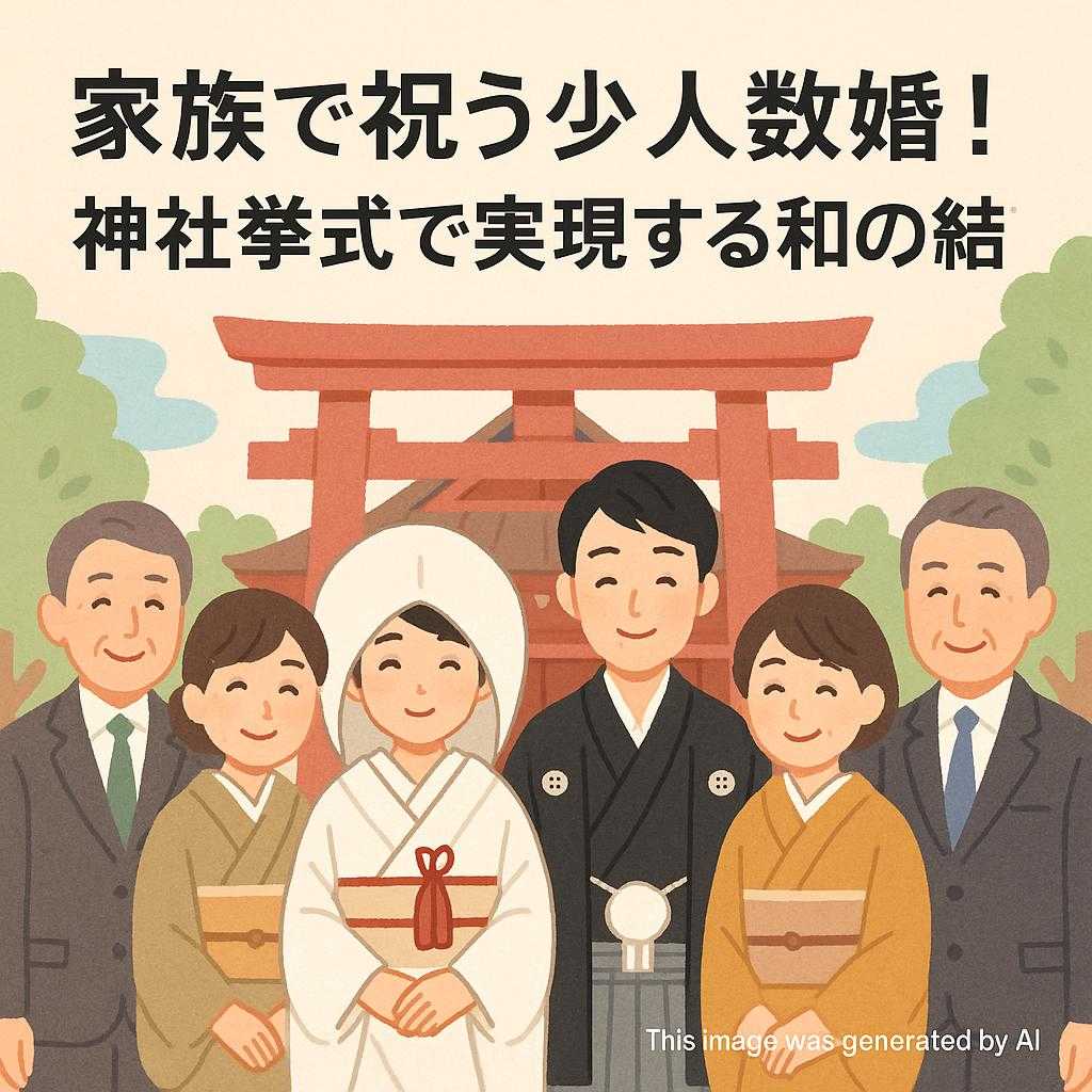家族で祝う少人数婚!神社挙式で実現する和の結び