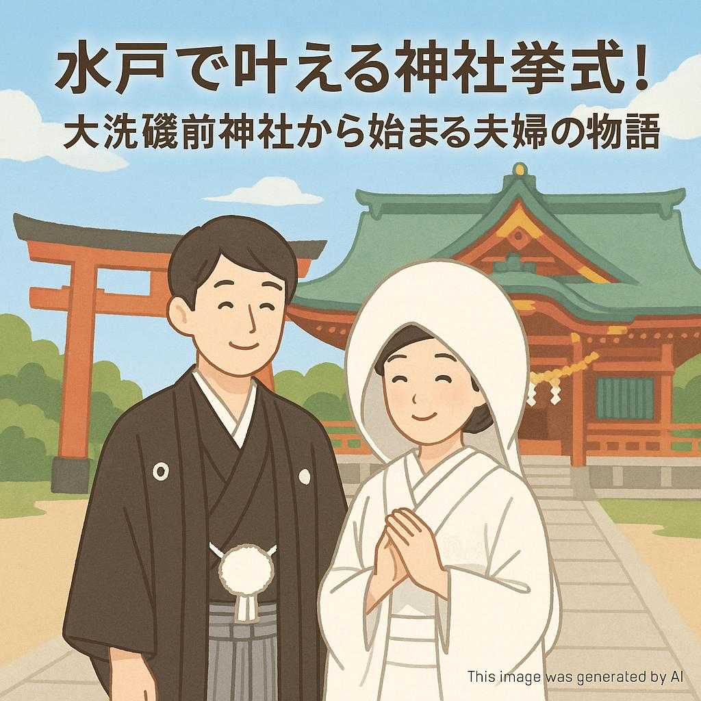 水戸で叶える神社挙式！大洗磯前神社から始まる夫婦の物語