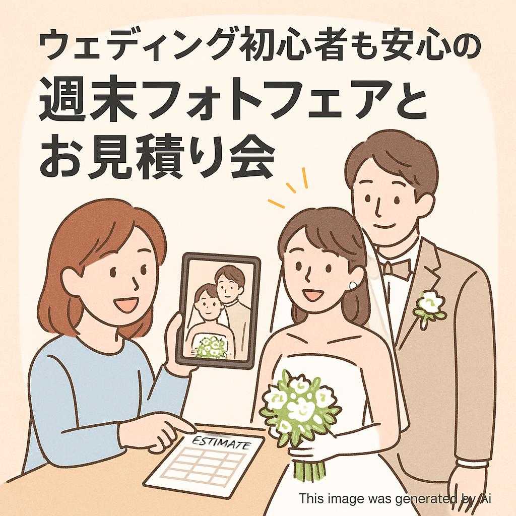 ウェディング初心者も安心の週末フォトフェアとお見積り会