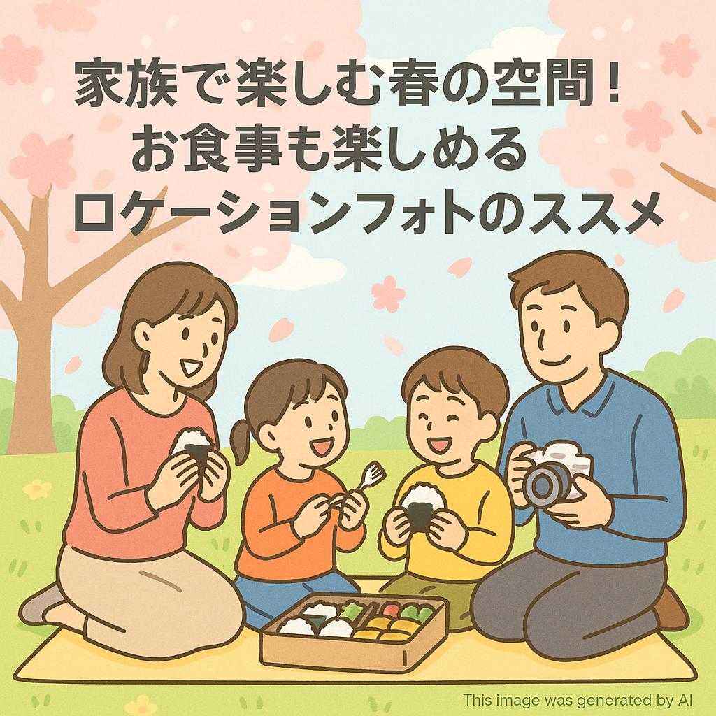 家族で楽しむ春の空間！お食事も楽しめるロケーションフォトのススメ