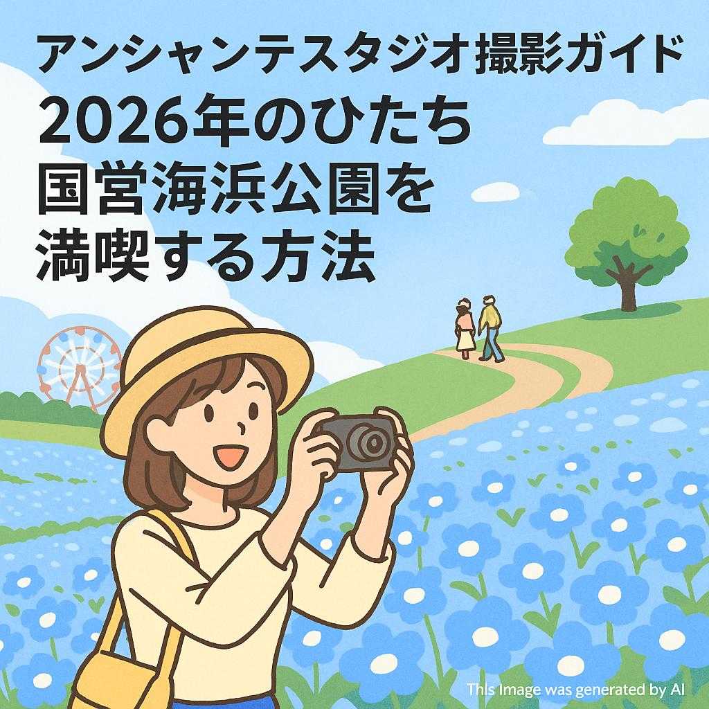 アンシャンテスタジオ撮影ガイド 2026年のひたち国営海浜公園を満喫する方法
