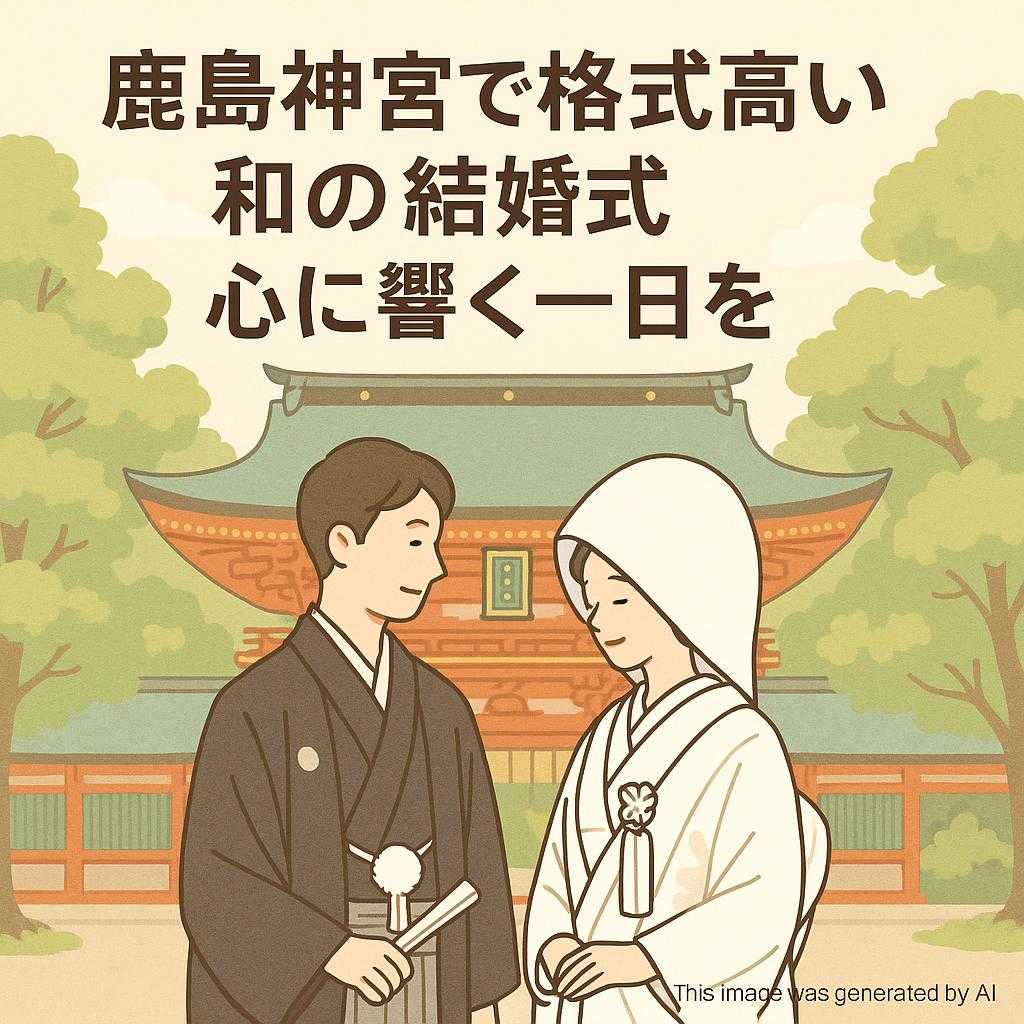 鹿島神宮で格式高い和の結婚式 心に響く一日を