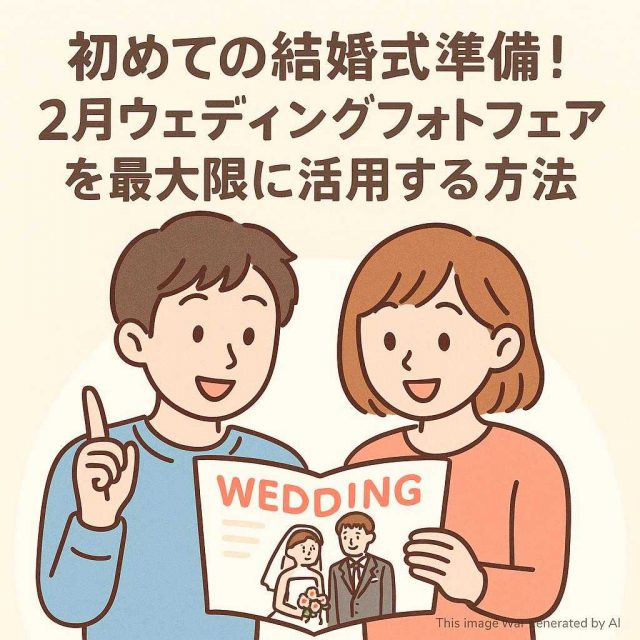 初めての結婚式準備！２月ウェディングフォトフェアを最大限に活用する方法