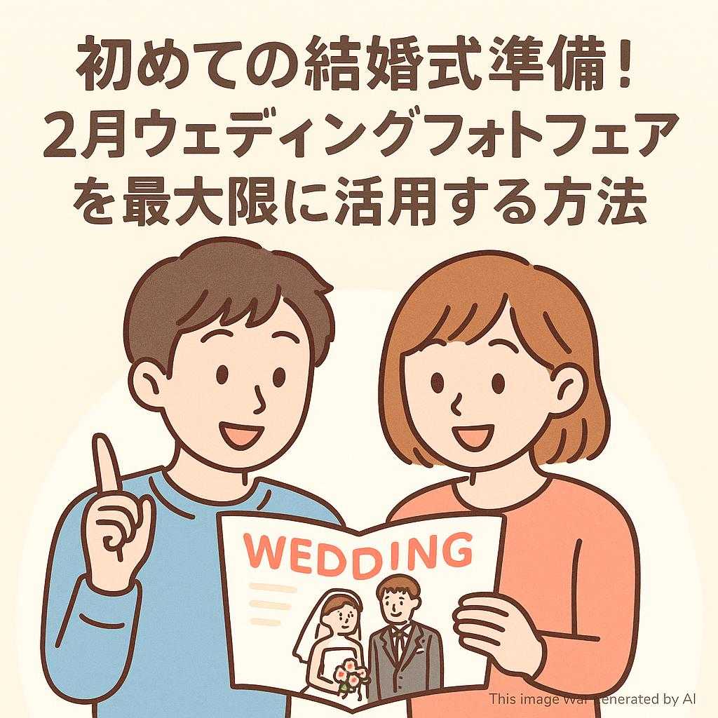 初めての結婚式準備!2月ウェディングフォトフェアを最大限に活用する方法