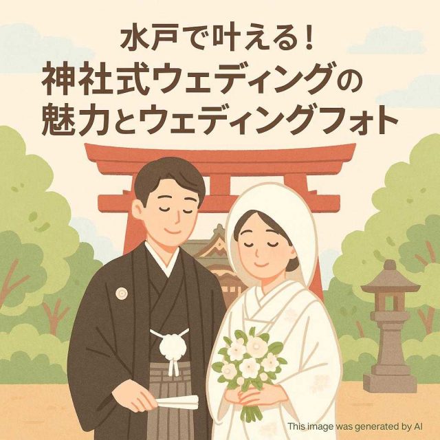 水戸で叶える！神社式ウェディングの魅力とウェディングフォト