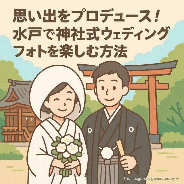 思い出をプロデュース！水戸で神社式ウェディングフォトを楽しむ方法