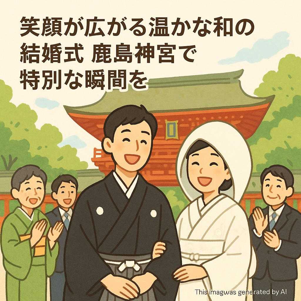 笑顔が広がる温かな和の結婚式 鹿島神宮で特別な瞬間を
