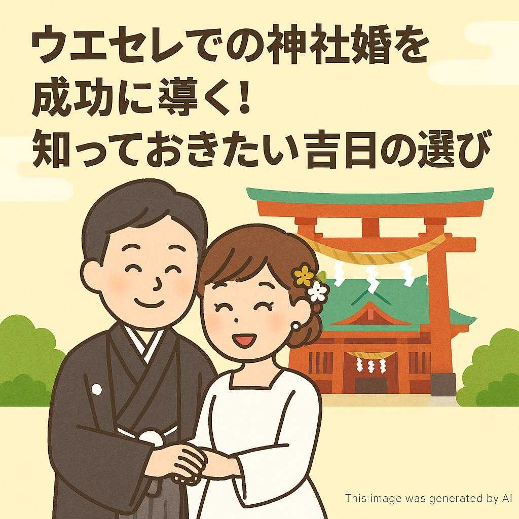 ウエセレでの神社婚を成功に導く!知っておきたい吉日の選び方