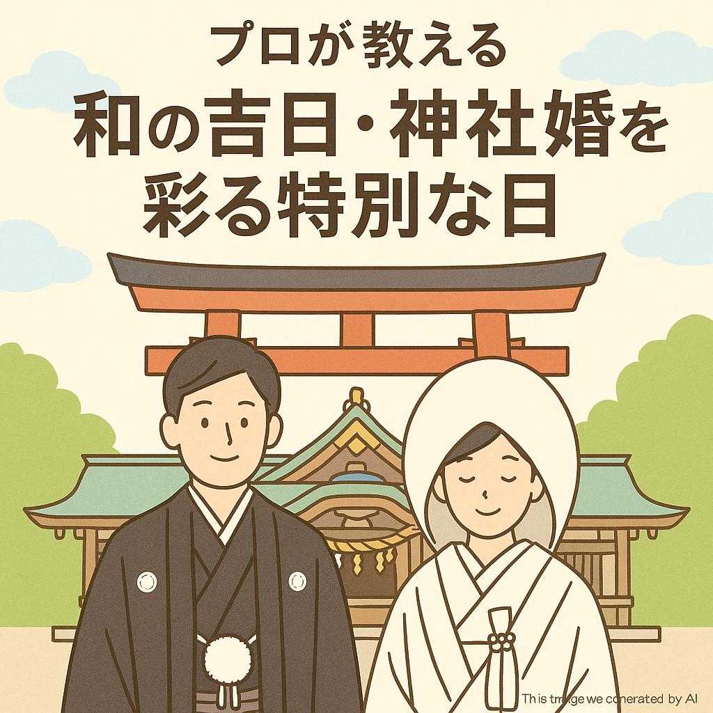 プロが教える和の吉日・神社婚を彩る特別な日