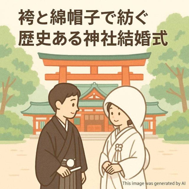 袴と綿帽子で紡ぐ歴史ある神社結婚式