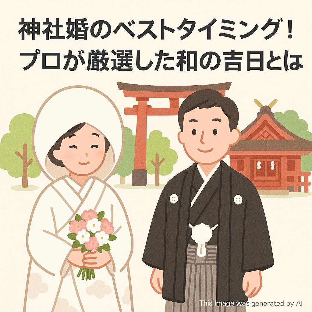神社婚のベストタイミング!プロが厳選した和の吉日とは