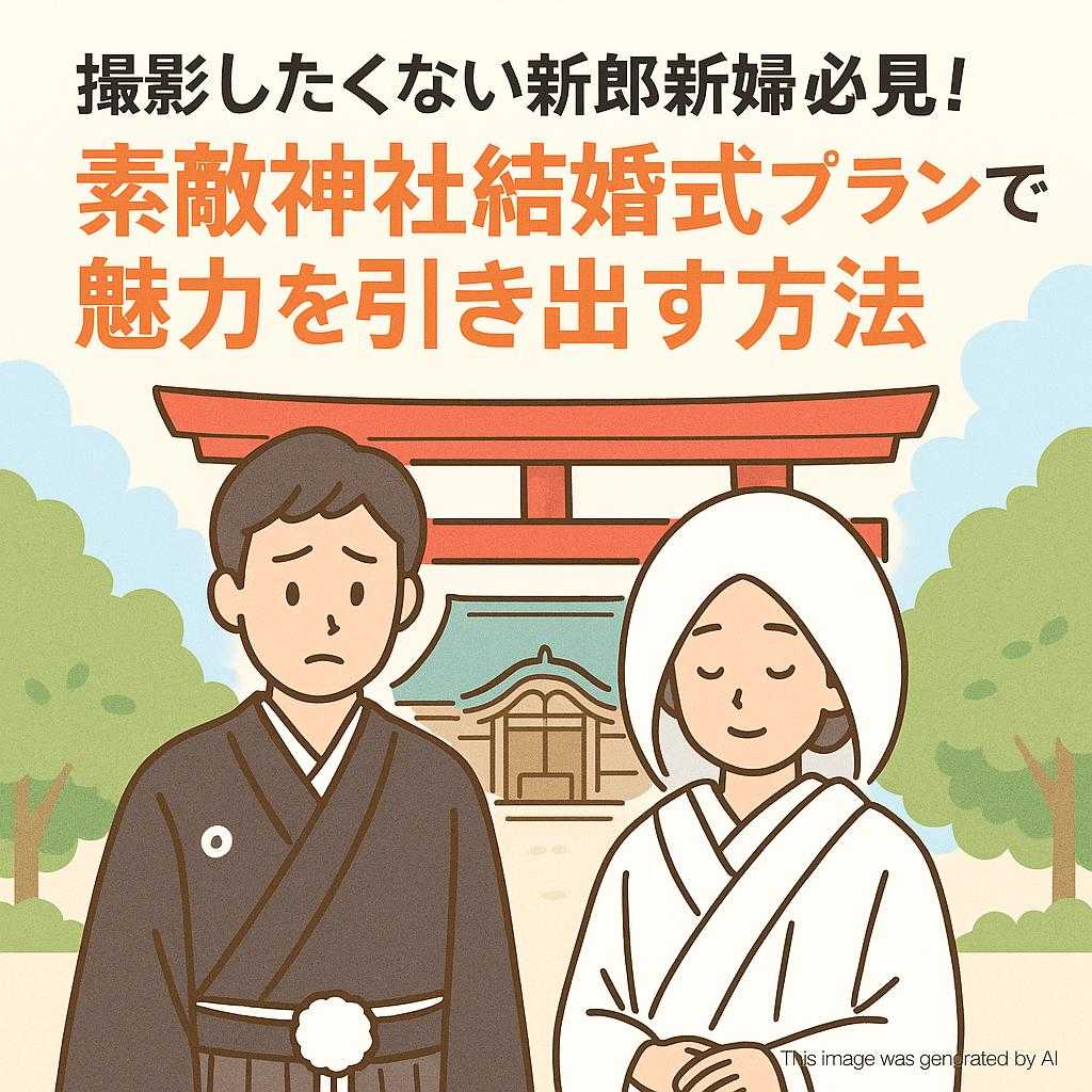 撮影したくない新郎新婦必見!素敵神社結婚式プランで魅力を引き出す方法