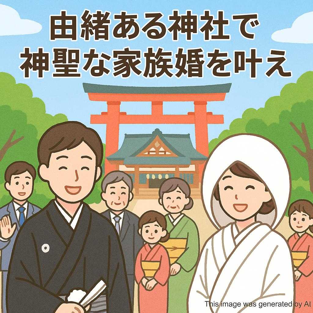由緒ある神社で神聖な家族婚を叶える