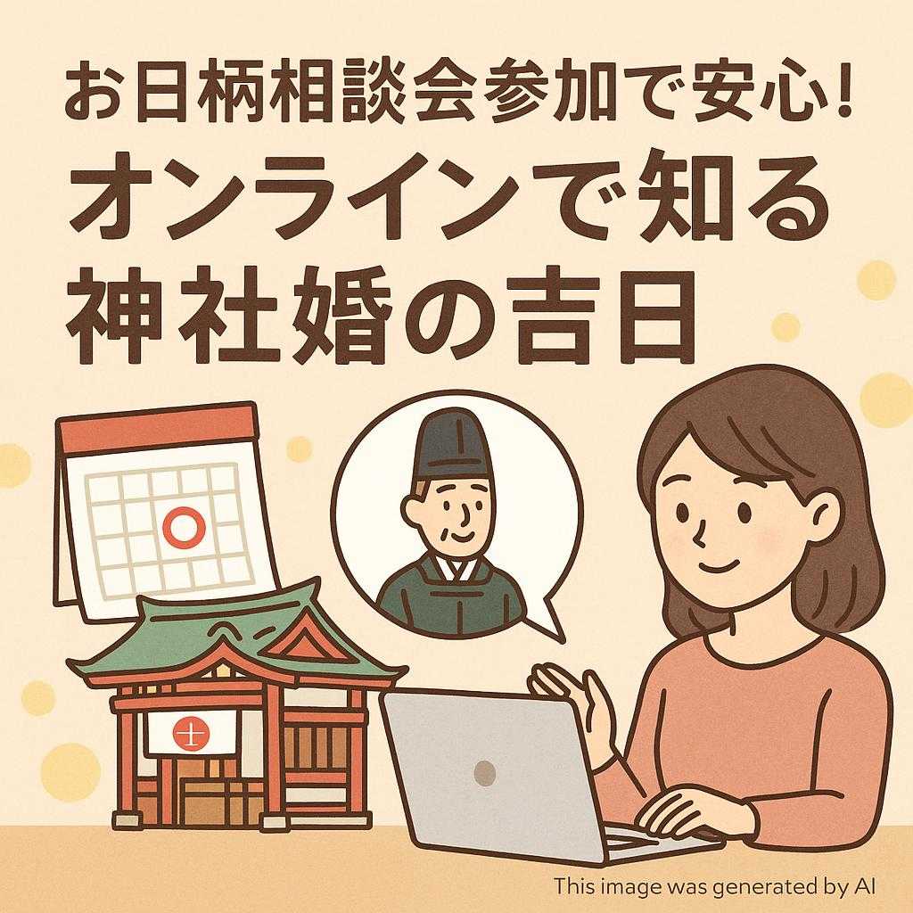 お日柄相談会参加で安心!オンラインで知る神社婚の吉日