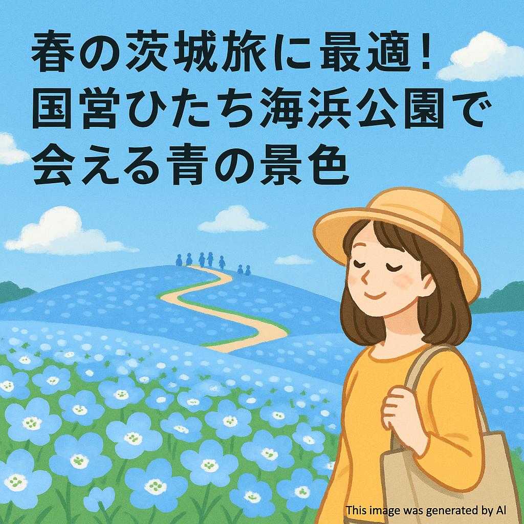 春の茨城旅に最適!国営ひたち海浜公園で会える青の景色