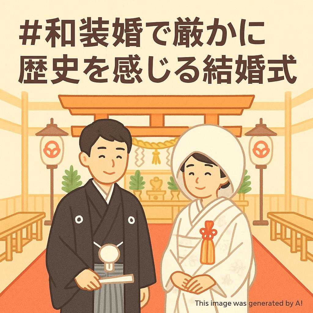 #和装婚で厳かに歴史を感じる結婚式