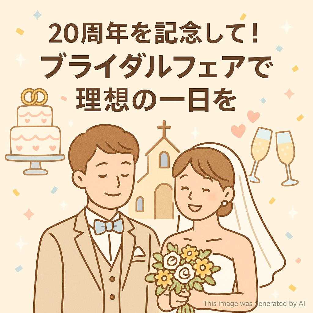 20周年を記念して!ブライダルフェアで理想の一日を