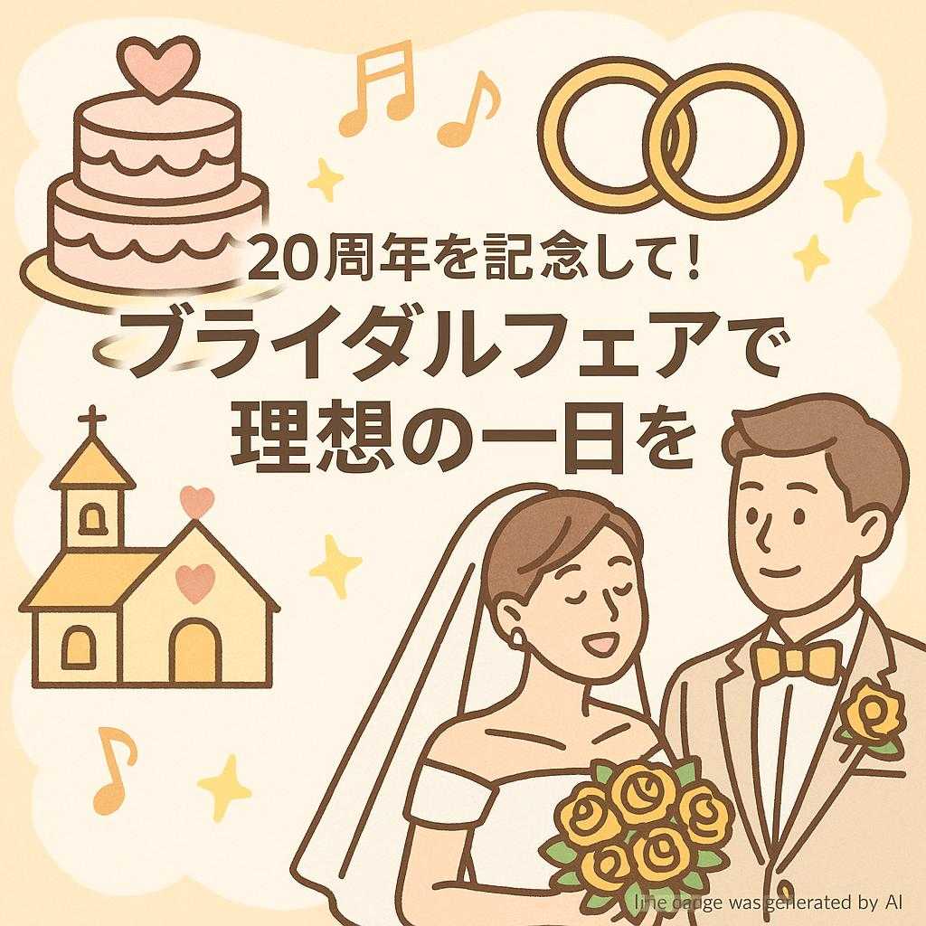20周年を記念して！ブライダルフェアで理想の一日を