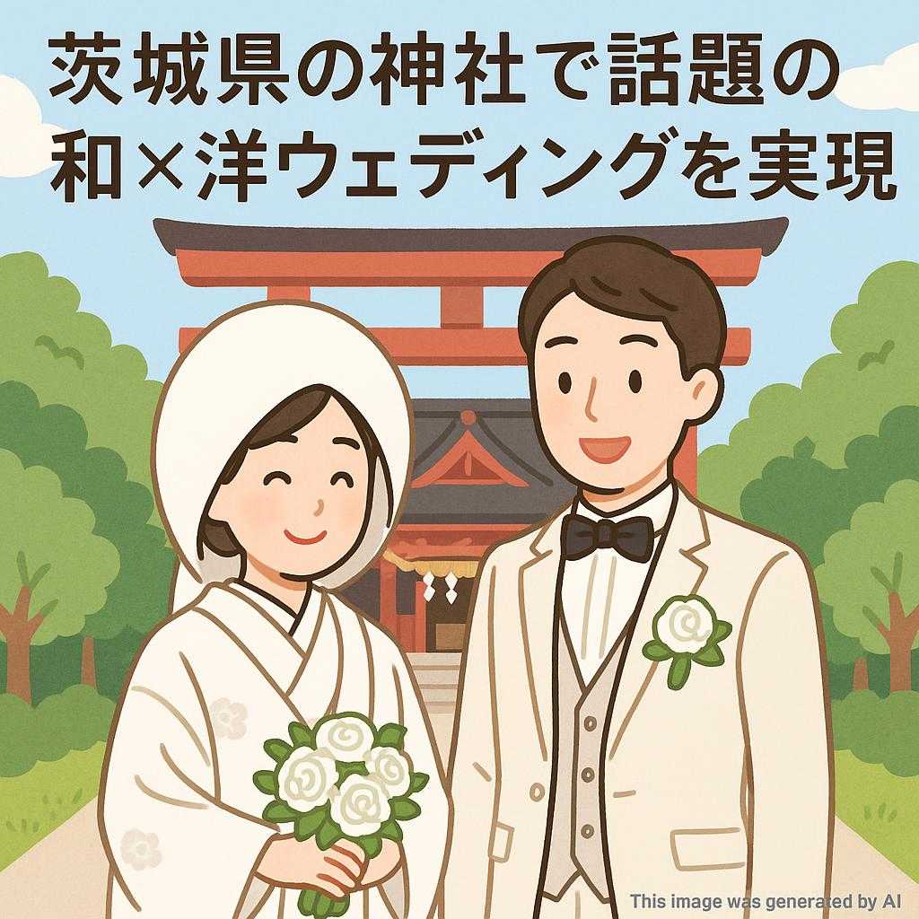 茨城県の神社で話題の和×洋ウェディングを実現