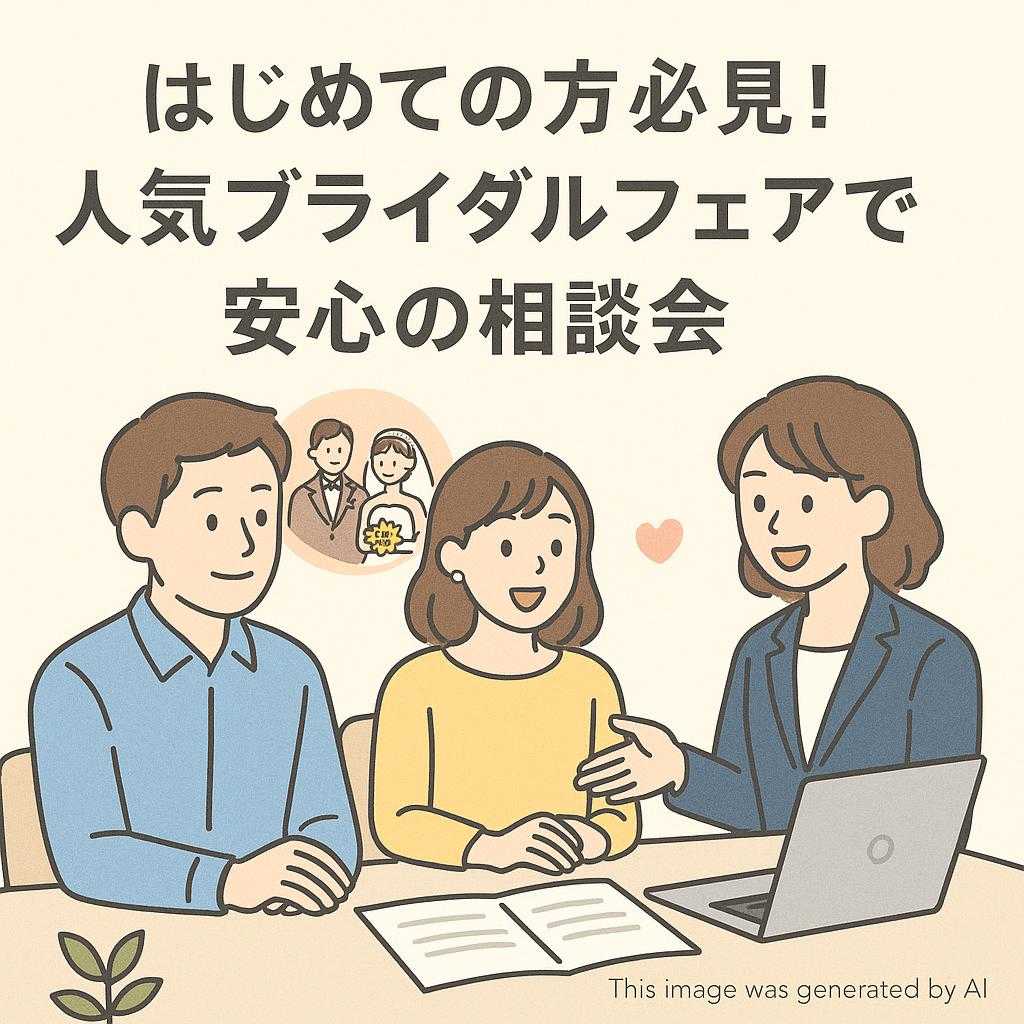 はじめての方必見!人気ブライダルフェアで安心の相談会