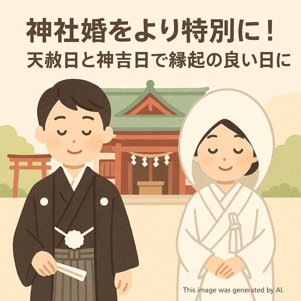 神社婚をより特別に!天赦日と神吉日で縁起の良い日に