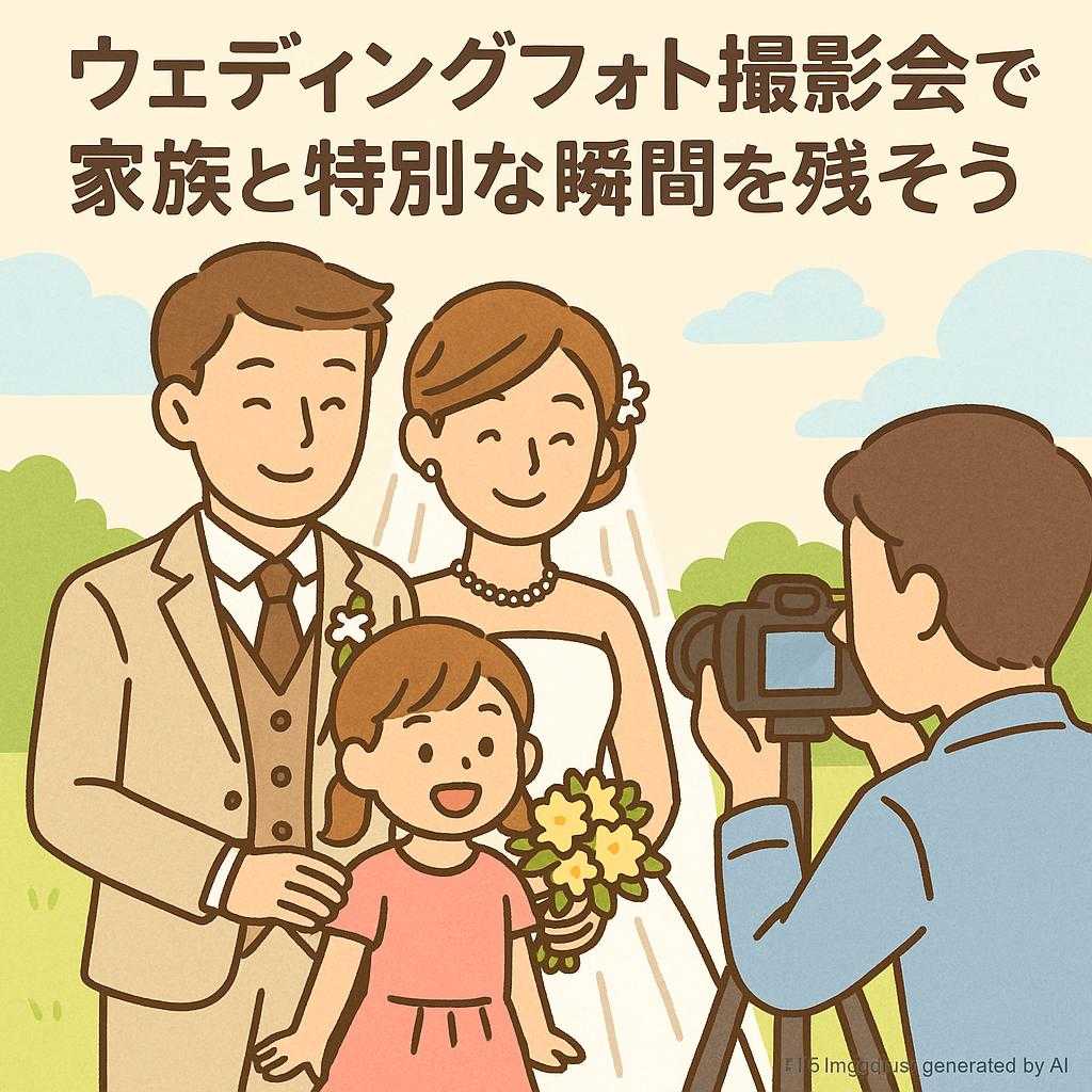 ウェディングフォト撮影会で家族と特別な瞬間を残そう