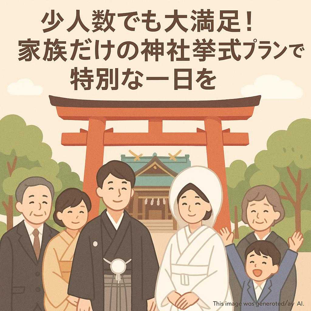 少人数でも大満足!家族だけの神社挙式プランで特別な一日を