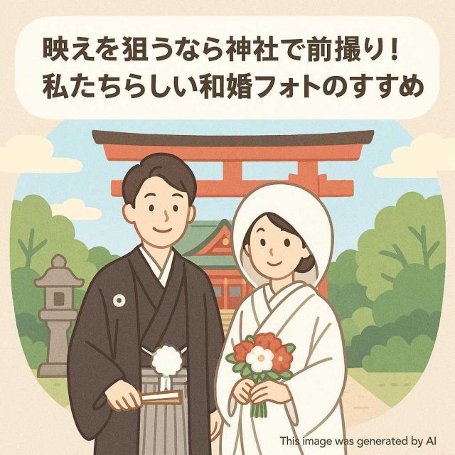 映えを狙うなら神社で前撮り！私たちらしい和婚フォトのすすめ