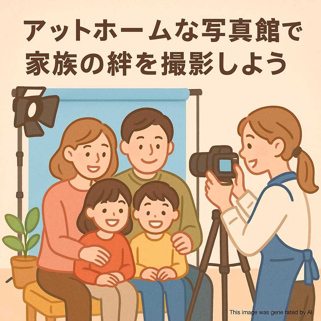 アットホームな写真館で家族の絆を撮影しよう