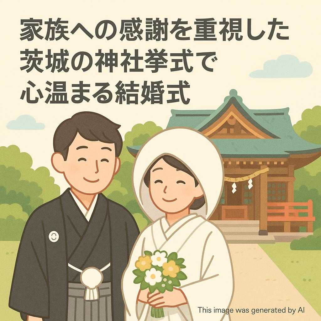 家族への感謝を重視した茨城の神社挙式で心温まる結婚式