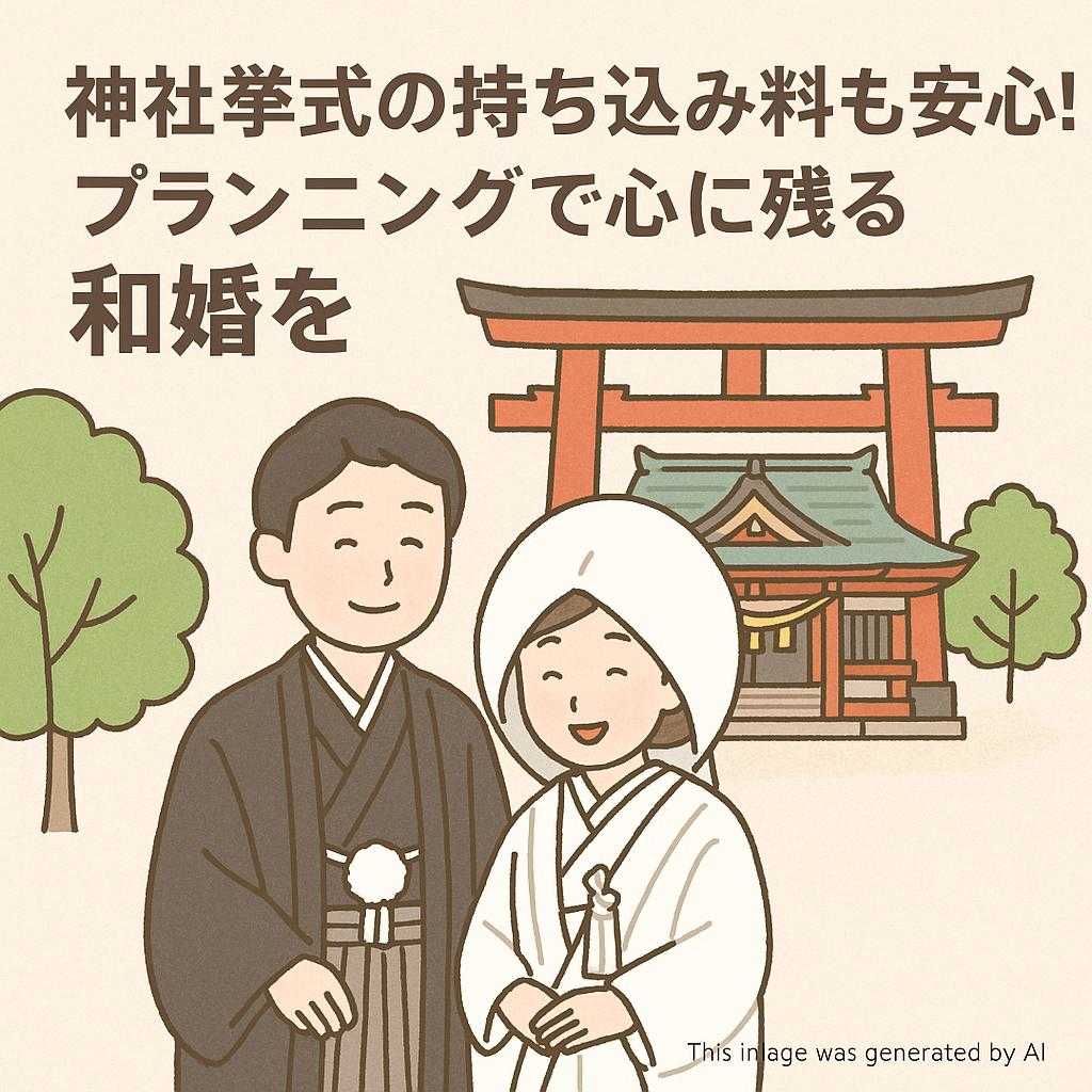 神社挙式の持ち込み料も安心!プランニングで心に残る和婚を