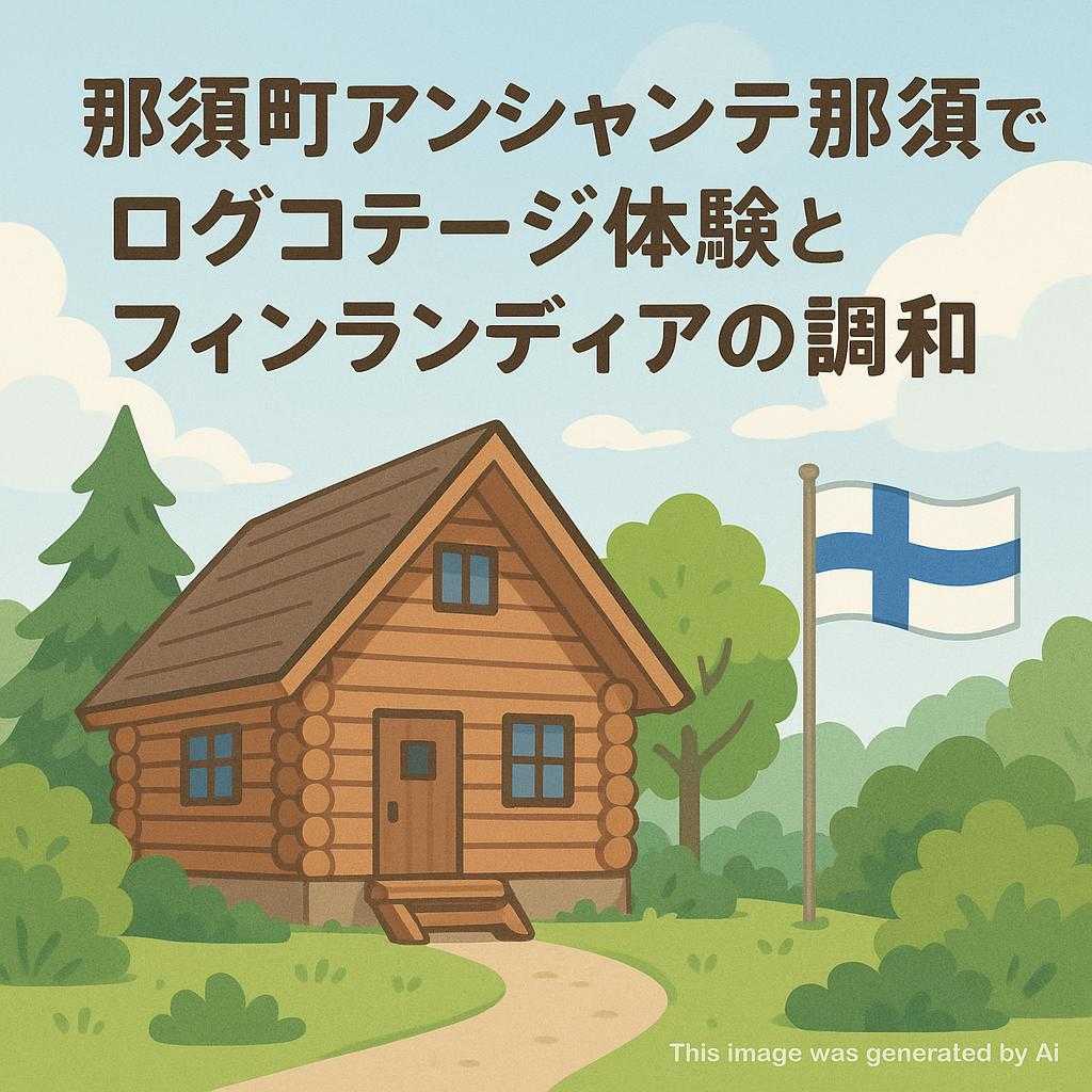那須町アンシャンテ那須でログコテージ体験とフィンランディアの調和