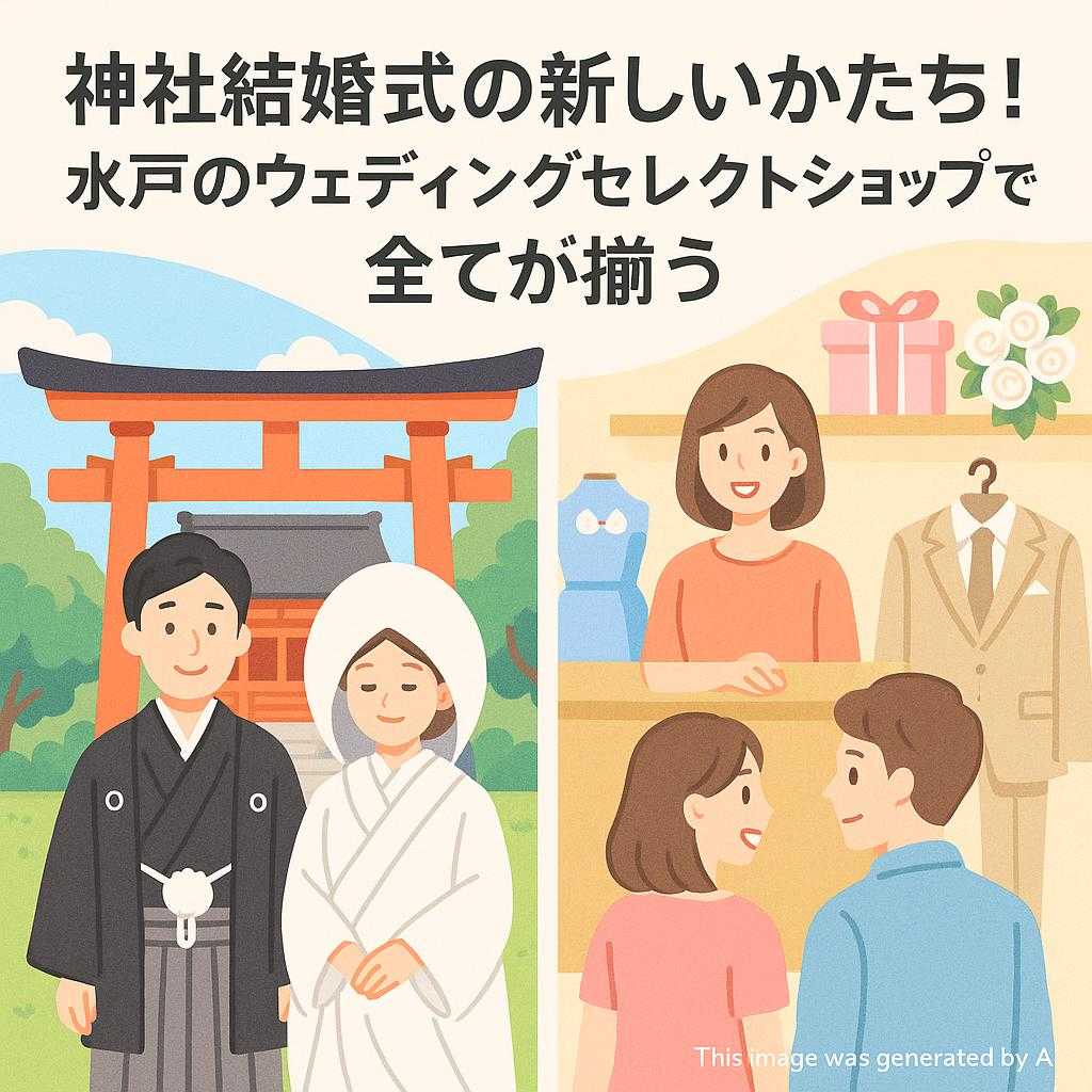 神社結婚式の新しいかたち!水戸のウェディングセレクトショップで全てが揃う