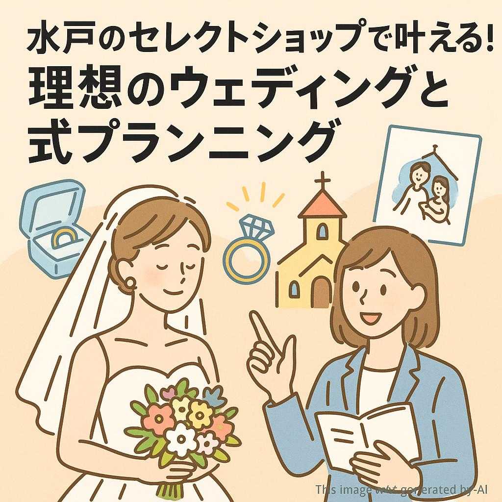 水戸のセレクトショップで叶える!理想のウェディングと式プランニング