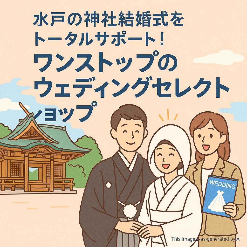 水戸の神社結婚式をトータルサポート!ワンストップのウェディングセレクトショップ