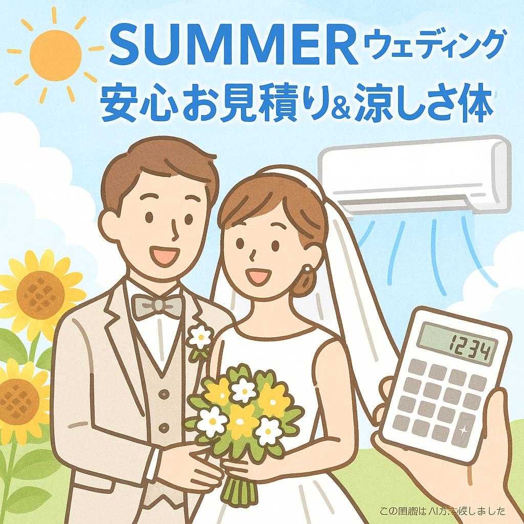 SUMMERウェディング-安心お見積り＆涼しさ体験