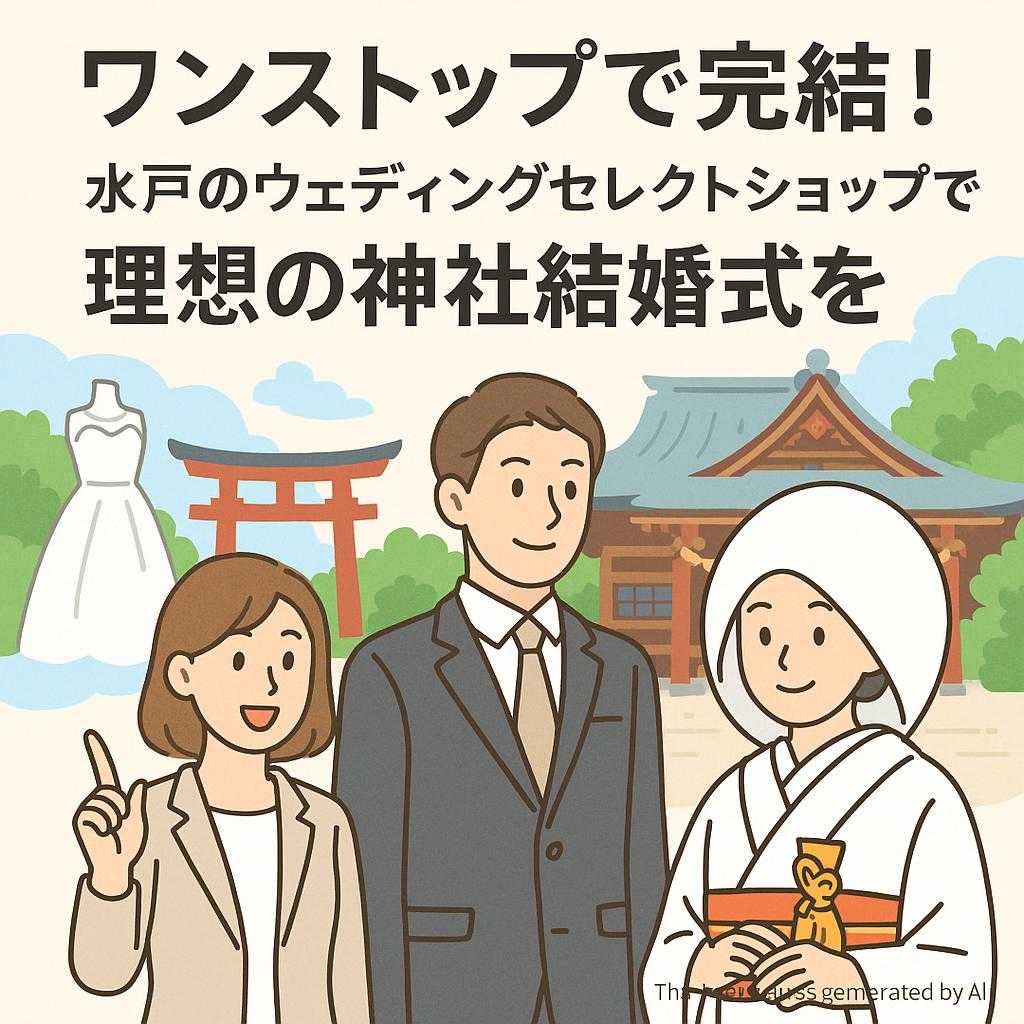 ワンストップで完結!水戸のウェディングセレクトショップで理想の神社結婚式を
