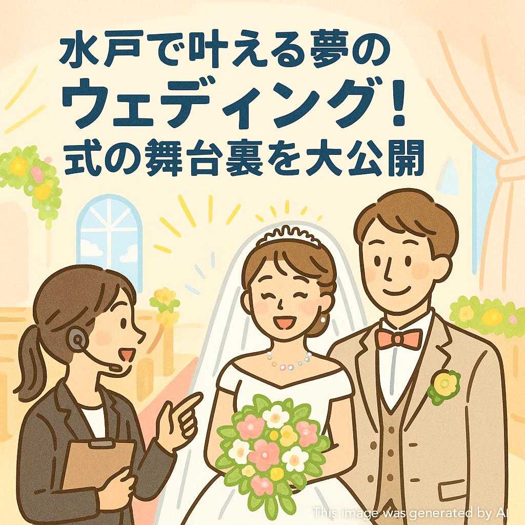 水戸で叶える夢のウェディング!式の舞台裏を大公開