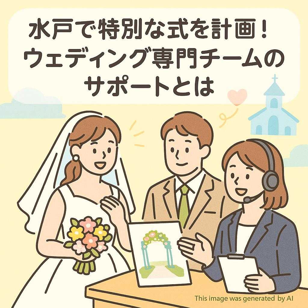 水戸で特別な式を計画!ウェディング専門チームのサポートとは