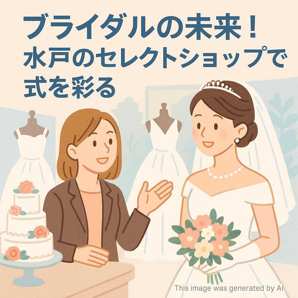 ブライダルの未来!水戸のセレクトショップで式を彩る