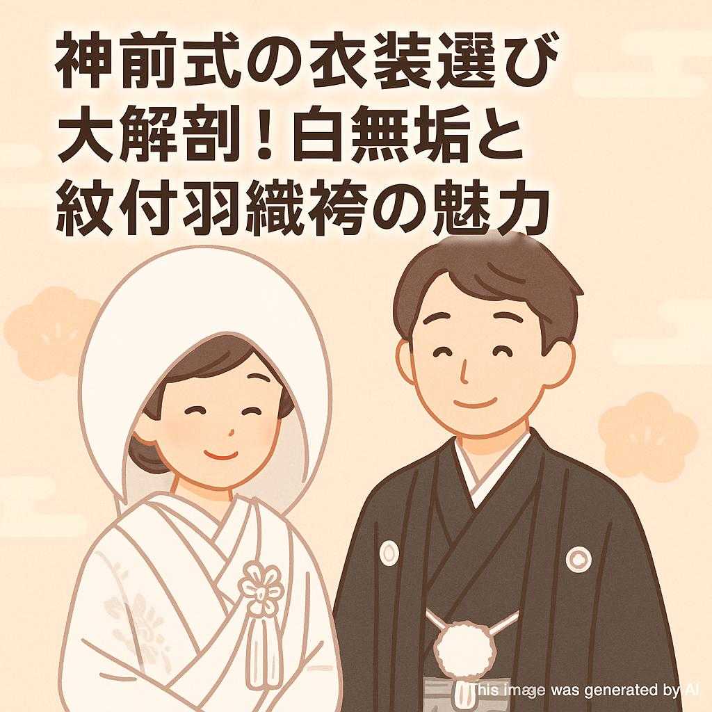 神前式の衣装選び大解剖!白無垢と紋付羽織袴の魅力