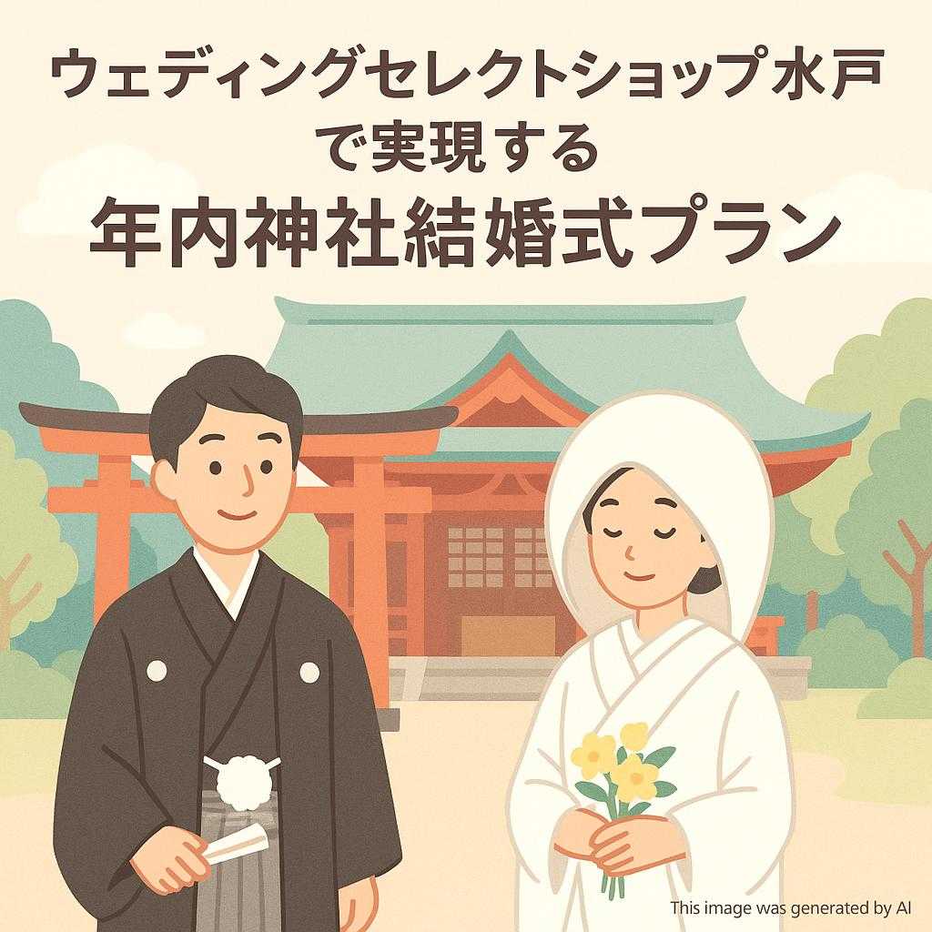 ウェディングセレクトショップ水戸で実現する年内神社結婚式プラン