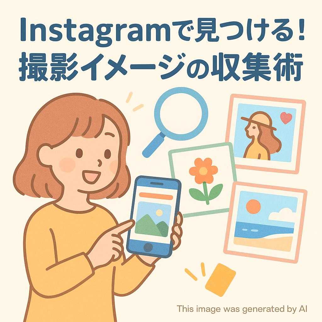 Instagramで見つける!撮影イメージの収集術